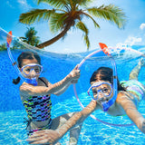 Kids Snorkel Set, Dry Top Snorkel Mask Anti-Leak for Youth Junior Child, Anti-Fog Snorkeling Gear,Tempered Glass Swimming Diving Scuba Goggles