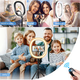 Henscoqi Ring light,12" Selfie Ring Light with 3 color modes